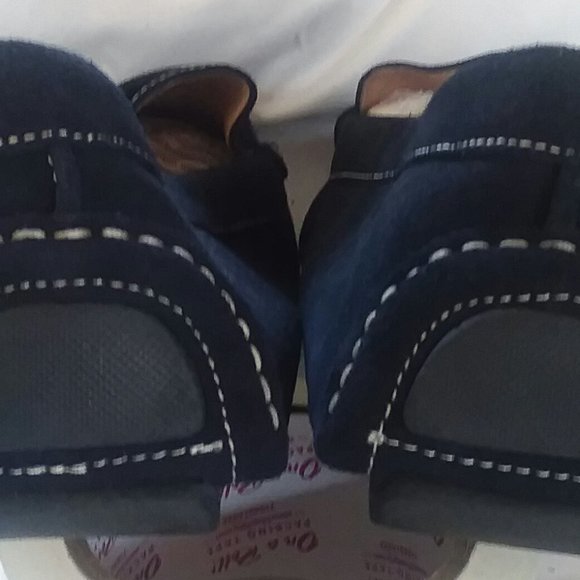 #40 New Bacco Bucci Studio Navy Suede Loafers